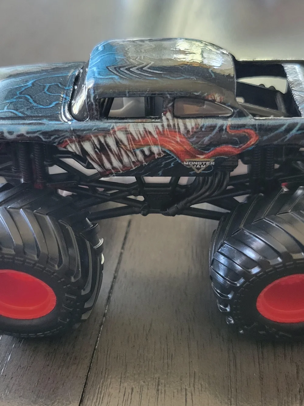 Kids Black & Red Monster Truck Toy
